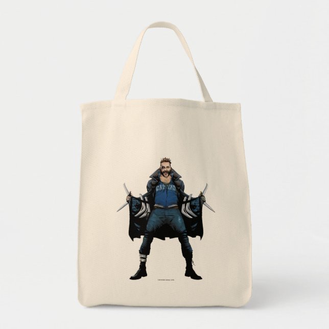 Bolsa Tote Esquadrão Suicida | Boomerang Comic Book Art (Frente)