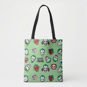 Bolsa Tote Esquadrão Suicida   Coringa Emoji Pattern