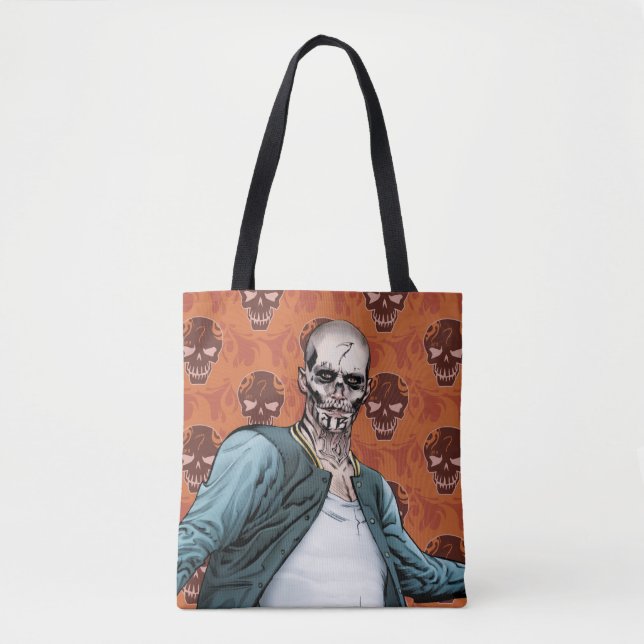 Bolsa Tote Esquadrão Suicida | El Diablo Comic Book Art (Frente)