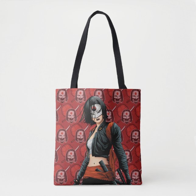 Bolsa Tote Esquadrão Suicida | Katana Quic Book Art (Frente)
