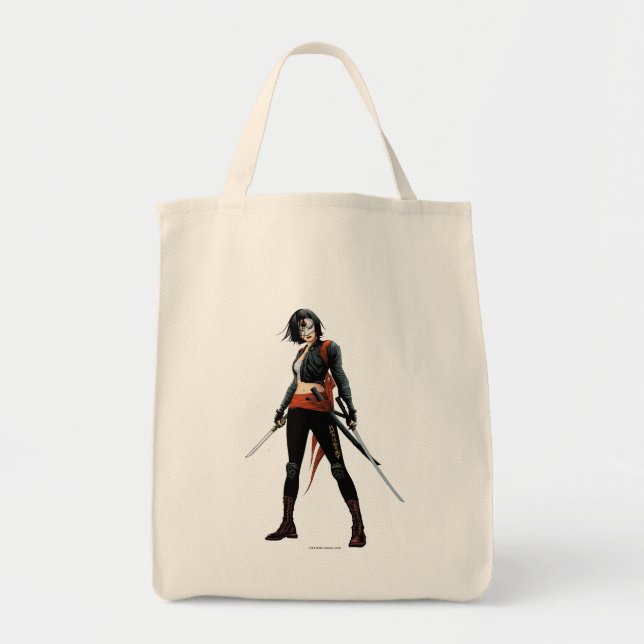 Bolsa Tote Esquadrão Suicida | Katana Quic Book Art (Frente)