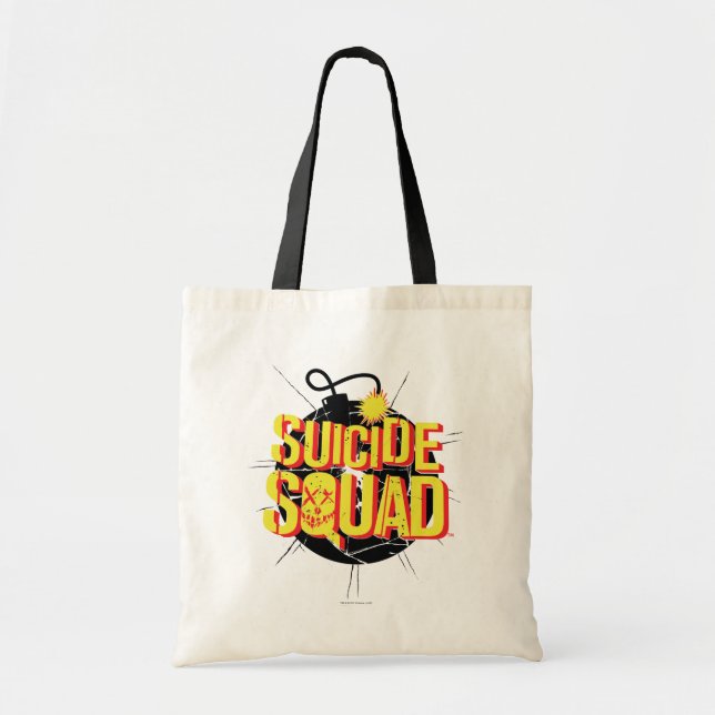 Bolsa Tote Esquadrão Suicida | Logotipo Bomba (Frente)
