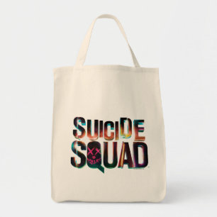 Bolsa Tote Esquadrão Suicida Logotipo colorido brilhante
