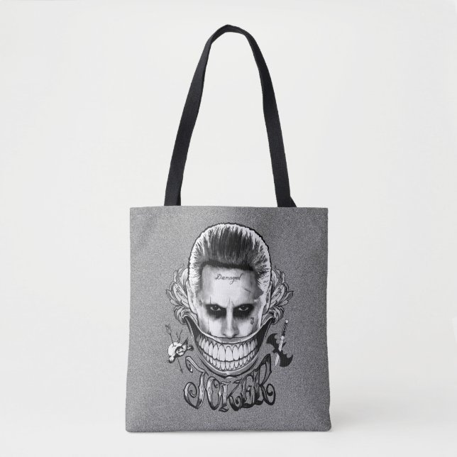 Bolsa Tote Esquadrão Suicida | Sorriso de Joker (Frente)