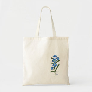 Bolsa Tote Esqueça-me de não florescer toalha