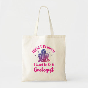 Bolsa Tote Esqueça Princesa Eu Quero Ser Geólogo