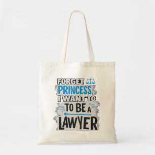 Bolsa Tote Esqueça Princesa, quero ser advogado
