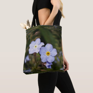 Bolsa Tote Esquece-me de flores.