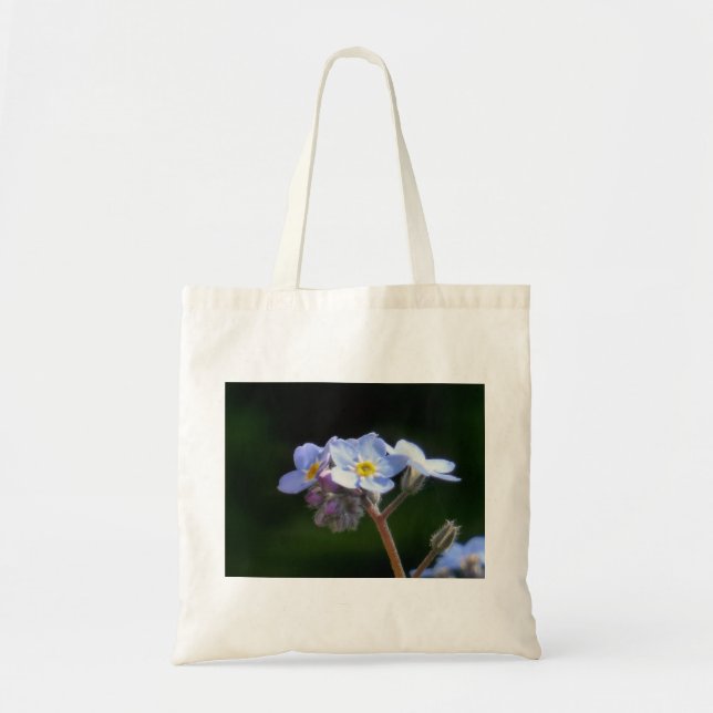 Bolsa Tote Esquece-me de não florescer na floração (Frente)