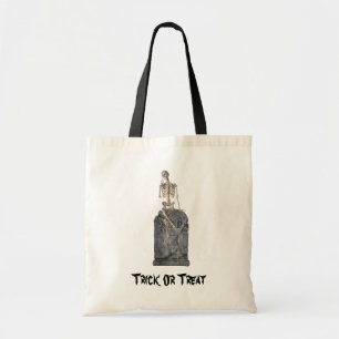 Bolsa Tote Esqueleto Bonito No Halloween De Tombstone