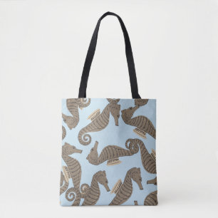Bolsa Tote Esqueleto de dinossauro, padrão perfeito.