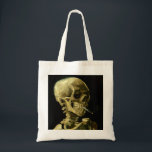 Bolsa Tote Esqueleto de Fumagem de Van Gogh<br><div class="desc">Tote Bag com a pintura a óleo de Vincent van Gogh Crânio de um esqueleto com cigarro queimado (1885-86). Um presente excelente para fãs do Poste-impressionismo e da arte holandesa!</div>