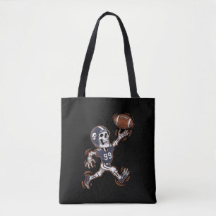 Bolsa Tote Esqueleto de Futebol Americano de Futebol de Hallo