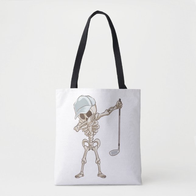 Bolsa Tote Esqueleto de Golf (Frente)