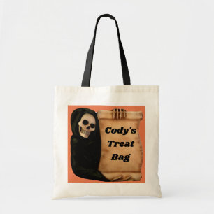 Bolsa Tote Esqueleto de Halloween