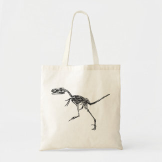 Bolsa Tote Esqueleto do Velociraptor