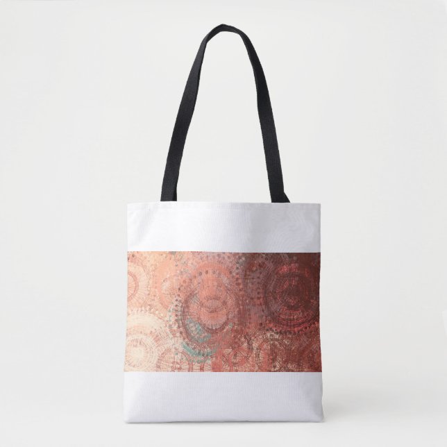 Bolsa Tote Esquema maluco e aleatório. Caos e variedade. Mo (Frente)