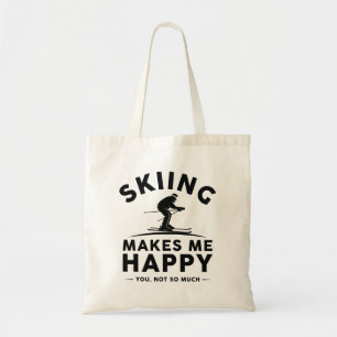 Bolsa Tote Esquiar Me Faz Feliz Não Tanto