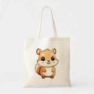 Bolsa Tote Esquilo animal adorável