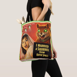 Bolsa Tote Esquilo do Espaço Exterior