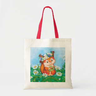 Bolsa Tote esquilo laranja