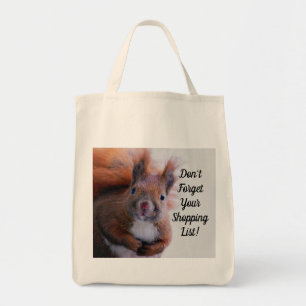 Bolsa Tote Esquilo Não Esqueça