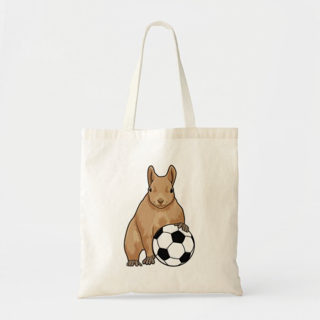 Bolsa Tote Esquilo no Esporte do Futebol (Frente)