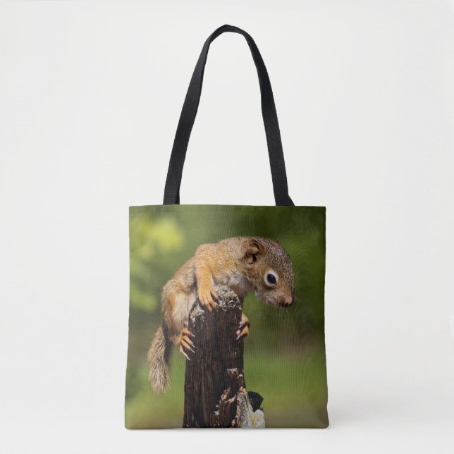 Bolsa Tote Esquilo Vermelho Bebê (Frente)
