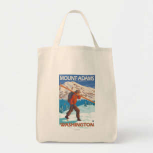 Bolsa Tote Esquis da neve do carregando do esquiador -