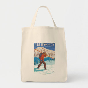 Bolsa Tote Esquis da neve do carregando do esquiador - Idaho