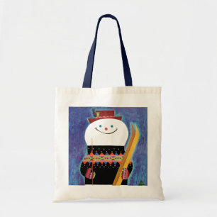 Bolsa Tote Esquis para o boneco de neve