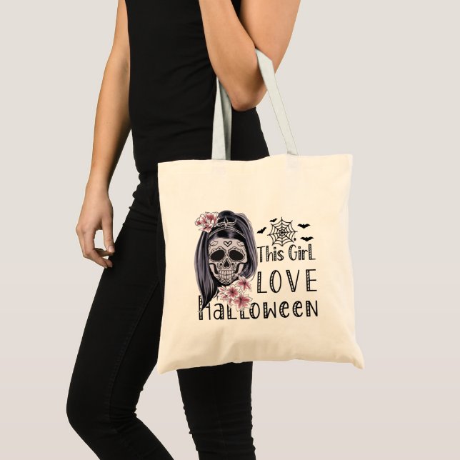 Bolsa Tote Essa Menina Adorou Halloween (Frente (produto))