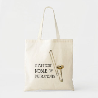 Bolsa Tote Esse o mais nobre dos instrumentos - Trombone