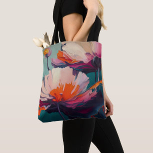 Bolsa Tote Essência do Jardim III – Movimento Floral Luminoso