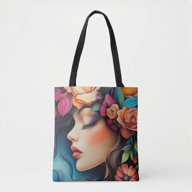 Bolsa Tote Essência Floral (Frente)