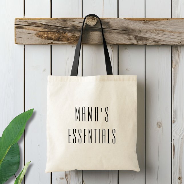 Bolsa Tote Essenciais da mamãe (Criador carregado)
