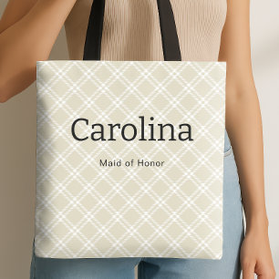 Bolsa Tote Essencial para a estação de noivado de Bridesmaid 