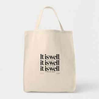 Bolsa Tote "Está Bem Com Minha Alma" Tote Bag - Inspiracional