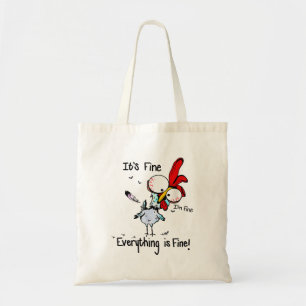 Bolsa Tote Está bem, estou bem. Está tudo bem, miúda engraçad