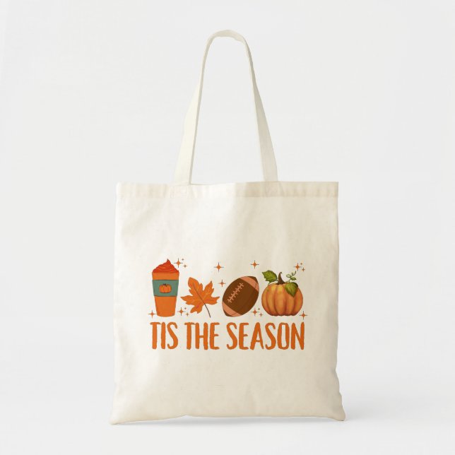 Bolsa Tote Esta É A Época De Queda Do Outono Halloween (Frente)
