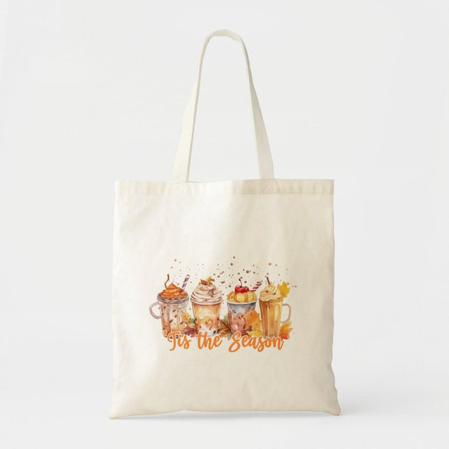 Bolsa Tote Esta É A Época Que Pumpkin Spice Bebe Halloween (Frente)
