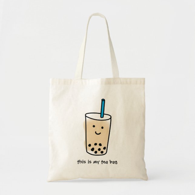 Bolsa Tote Esta é a minha Boba Tea Bag (Frente)