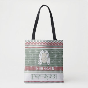 Bolsa Tote Esta é a temporada de Handel Messiah faux sweater