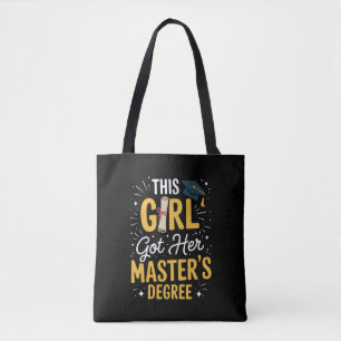 Bolsa Tote Esta Garota Conquistou Seu Diploma de Mestrado Gra