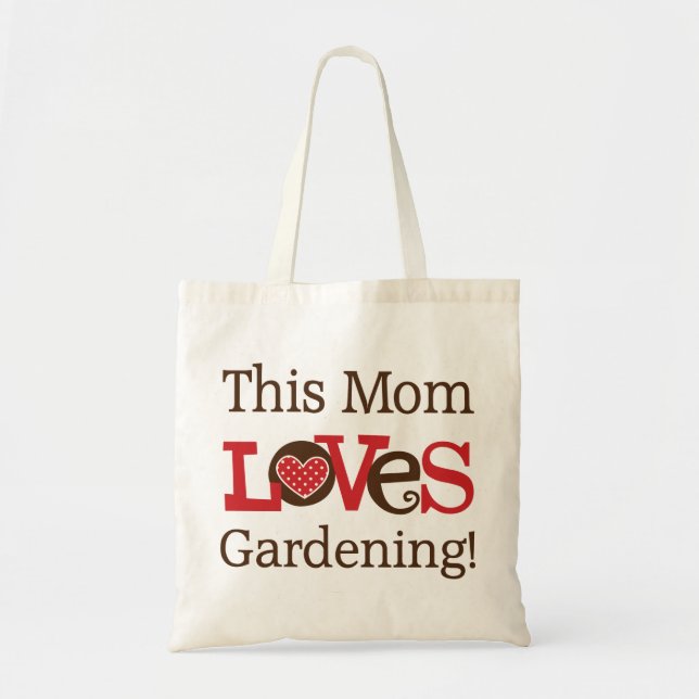 Bolsa Tote Esta mamã ama jardinar (Frente)