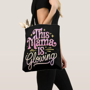 Bolsa Tote Esta Mamãe Está Brilhando Mamãe Dia das Mães
