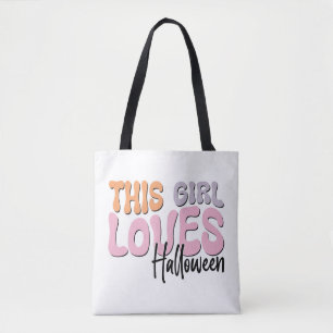 Bolsa Tote Esta Menina Adora Halloween