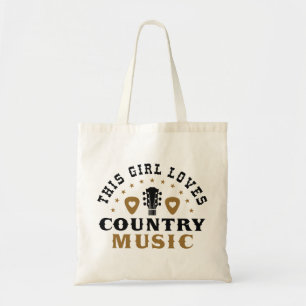 Bolsa Tote Esta Menina Adora Música country