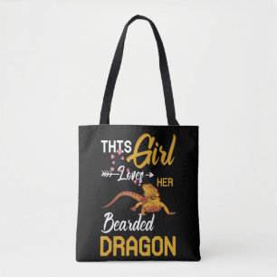 Bolsa Tote Esta Menina Ama O Dragão De Cuecas Lizard