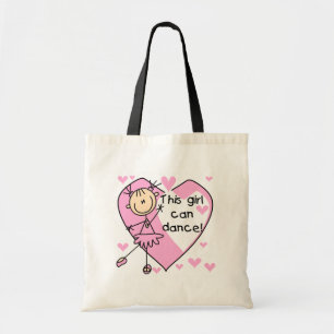 Bolsa Tote Esta menina pode dançar t-shirt e presentes